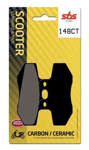 Plaquettes de frein Gilera Runner 125 FX ZAPM07000 Carbon Tech moto scooter - SBS 148CT