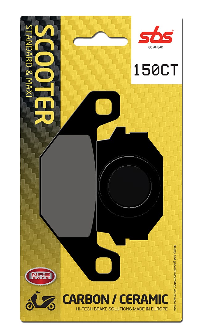 Plaquettes de frein SYM /Sanyang Husky 125 N125A-6 Carbon Tech moto scooter - SBS 150CT (745HF)