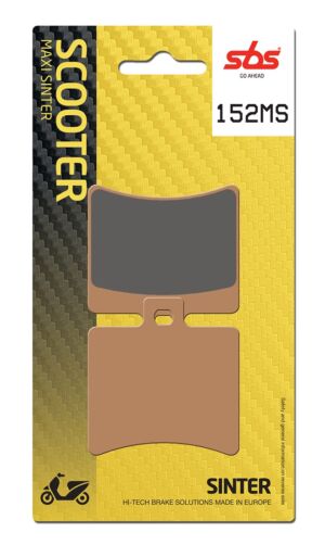 Plaquettes de frein Aprilia Atlantic 125 Maxi Scooter - Métal fritté - SBS 152MS (747)