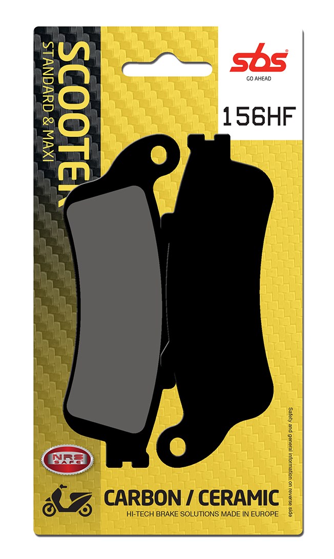 Plaquettes de frein Peugeot Looxor 125 VGAP2AAAA VGAP2AABA Street organique - SBS 156HF (735)