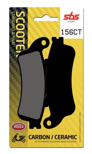 Plaquettes de frein Honda FES250 Foresight 1 MF05 Carbon Tech moto scooter - SBS 156CT (735)