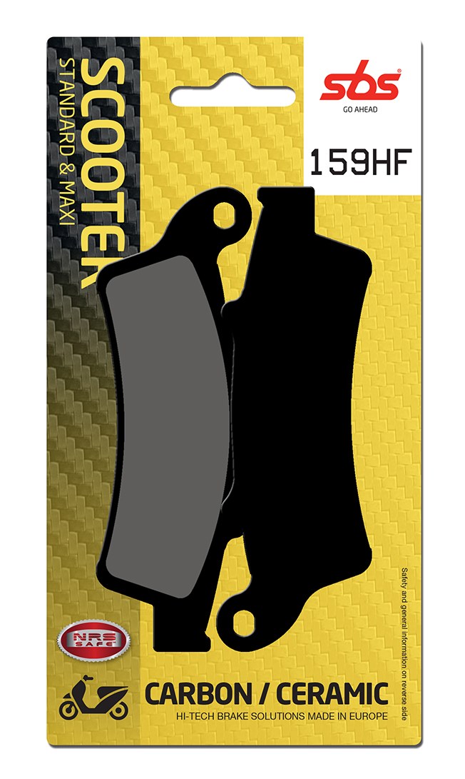 Plaquettes de frein Aprilia Atlantic 125 Street organique - SBS 159 (761)