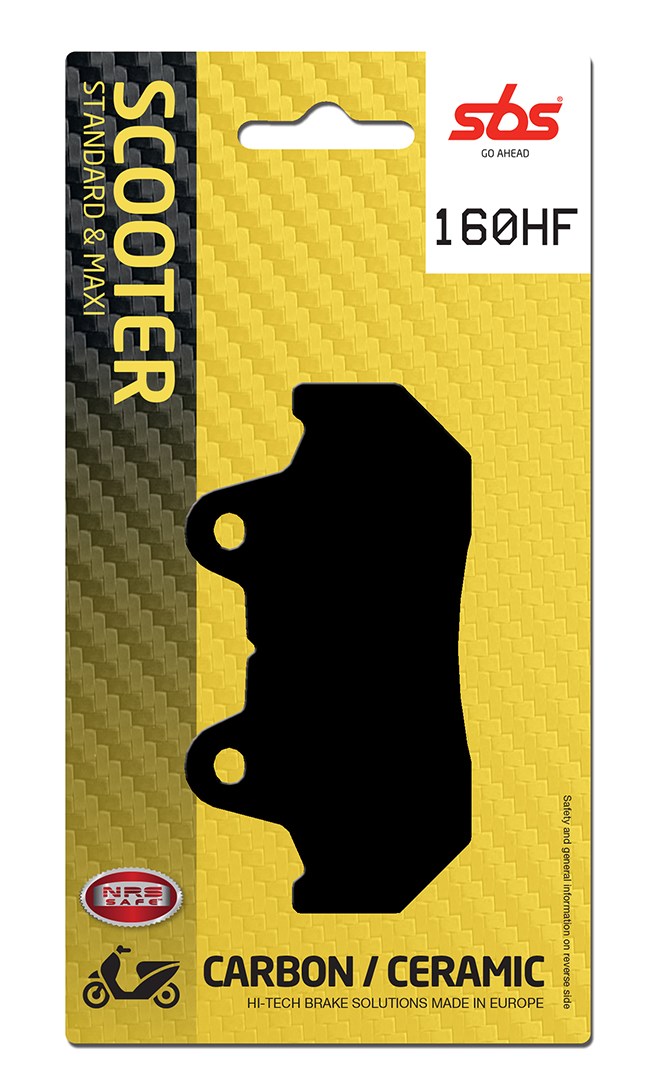 Plaquettes de frein Honda CN250 Helix G MF02 Street organique - SBS 160HF (542)