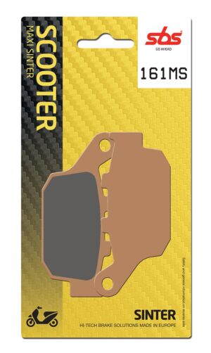 Plaquettes de frein Honda FES125 Pantheon 3 JF12 Maxi Scooter - Métal fritté - SBS 161MS (614)