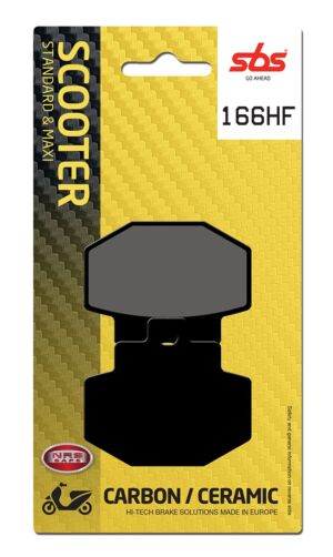 Plaquettes de frein Benelli Adiva 125 D1 Street organique - SBS 166 HF (772HF)