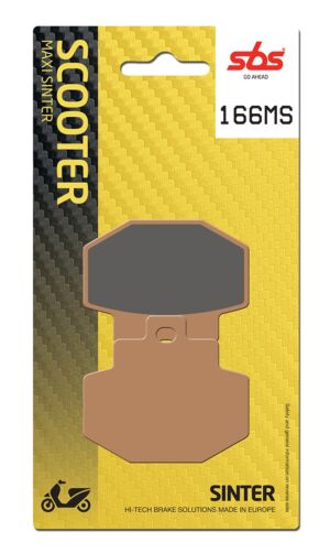 Plaquettes de frein Benelli Adiva 125 D1 Maxi Scooter - Métal fritté - SBS 166MS (772)