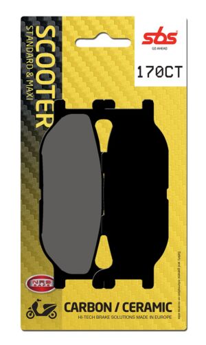 Plaquettes de frein SYM /Sanyang NH-T 125I ME20BW LXMMEA301 Carbon Tech moto scooter - SBS 170CT (663)