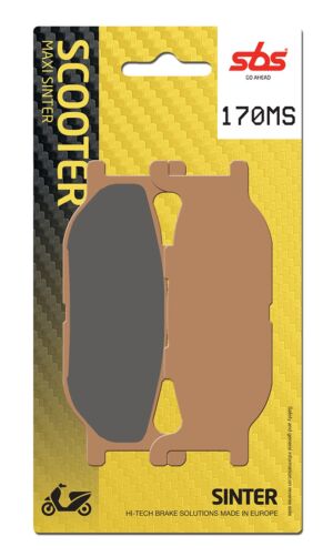 Plaquettes de frein Yamaha XP500 T-MAX SJ01 Maxi Scooter - Métal fritté - SBS 170MS (663)