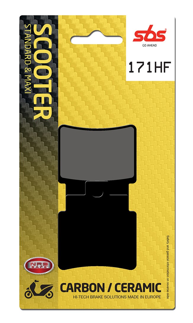 Plaquettes de frein Kymco Grand Dink 250 S4 Street organique - SBS 171 HF (775)