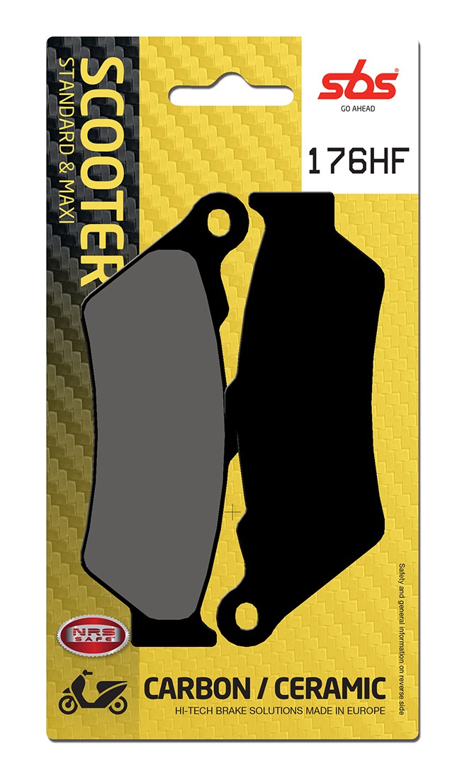 Plaquettes de frein BMW C1 125 C1 Street organique - SBS 176HF (674)