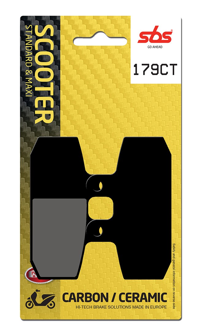 Plaquettes de frein Aprilia Atlantic 500 PT001 Carbon Tech moto scooter - SBS 179CT (793)