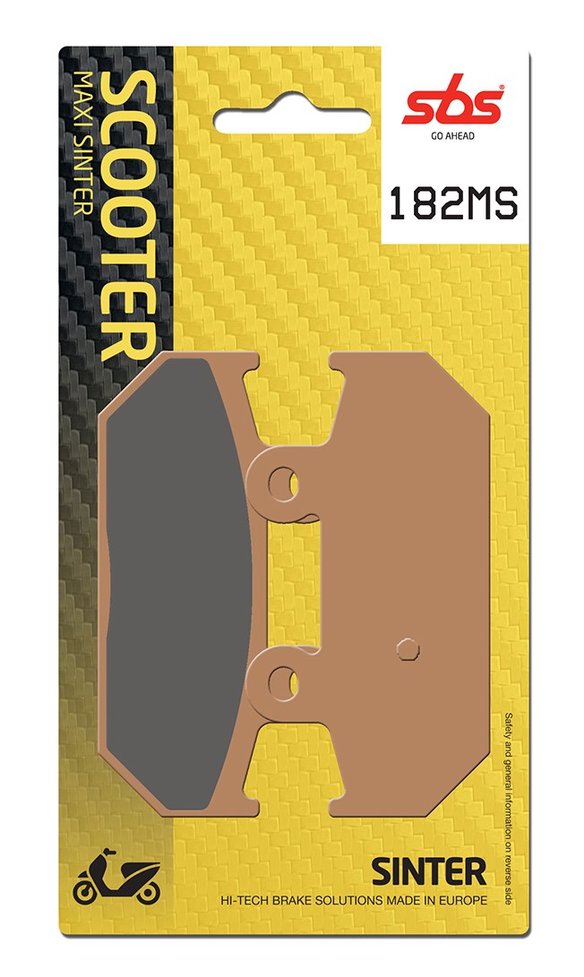 Plaquettes de frein Suzuki AN400 /Z Burgman Maxi Scooter - Métal fritté - SBS 182MS (804)
