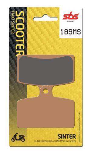 Plaquettes de frein Aprilia RS4 50 TK Maxi Scooter - Métal fritté - SBS 189MS (821)