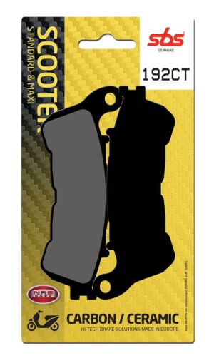 Plaquettes de frein Honda FES125 A S-Wing (ABS) Carbon Tech moto scooter - SBS 192CT (828)