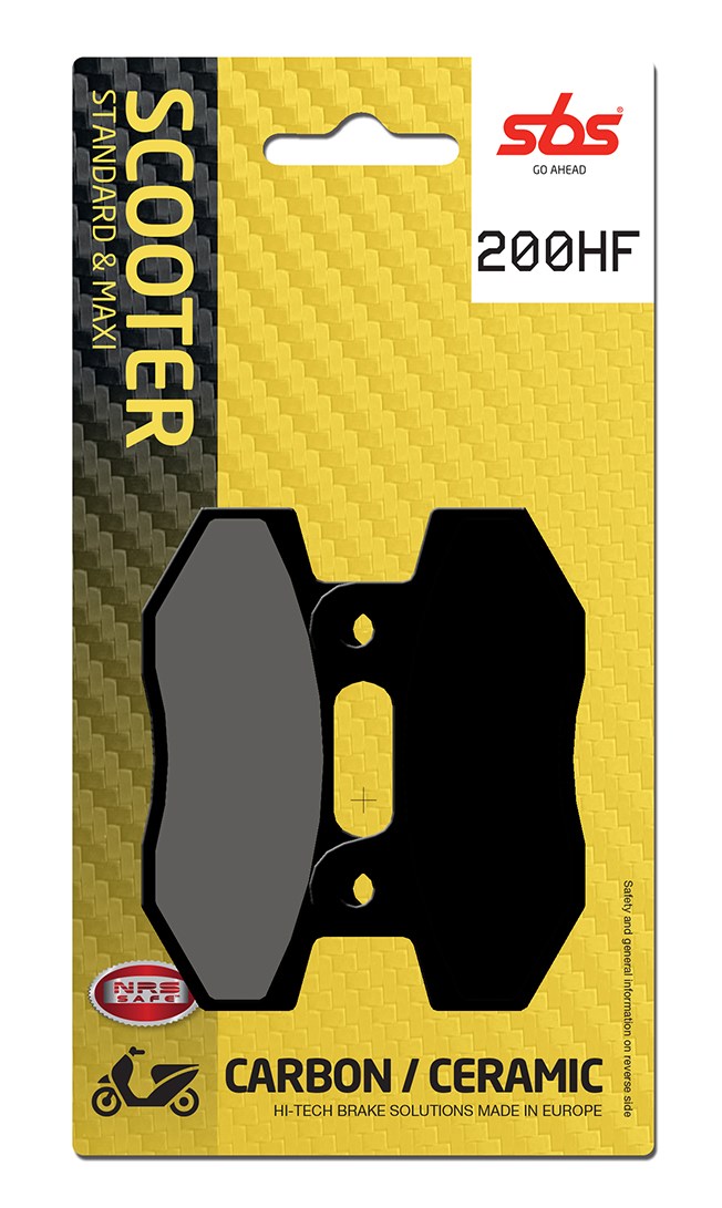 Plaquettes de frein Italjet Roller Craft 50 Street organique - SBS 200HF (814)