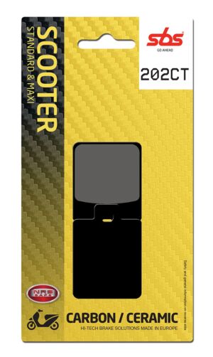 Plaquettes de frein Gilera Runner 125 ST ZAPM46301 Carbon Tech moto scooter - SBS 202CT