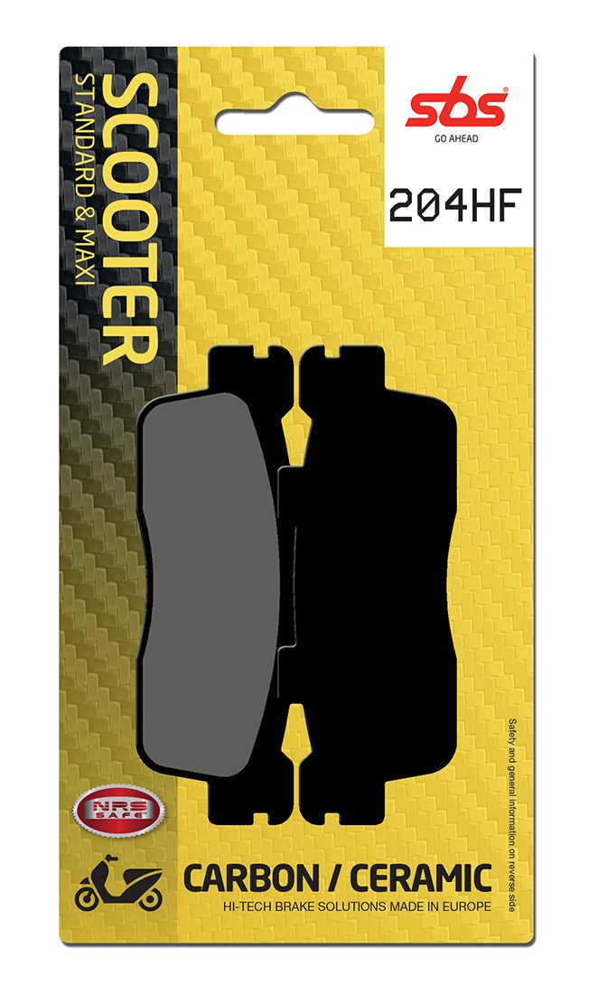 Plaquettes de frein Kymco Downtown 125 i / Dinkstreet V21000 Street organique - SBS 204HF