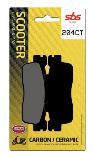 Plaquettes de frein Kawasaki J 125 Carbon Tech moto scooter - SBS 204CT