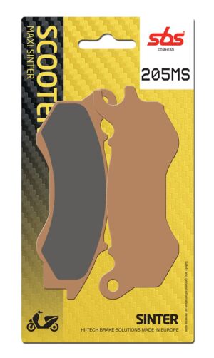 Plaquettes de frein Honda PCX125 Maxi Scooter - Métal fritté - SBS 205MS