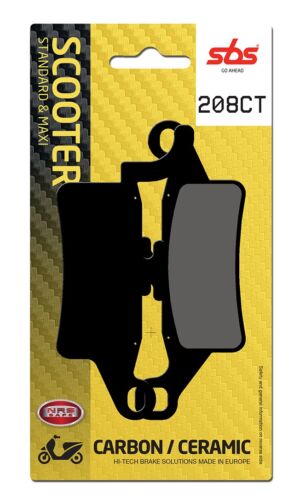 Plaquettes de frein Yamaha BW’S 125 1CE1 Carbon Tech moto scooter - SBS 208CT