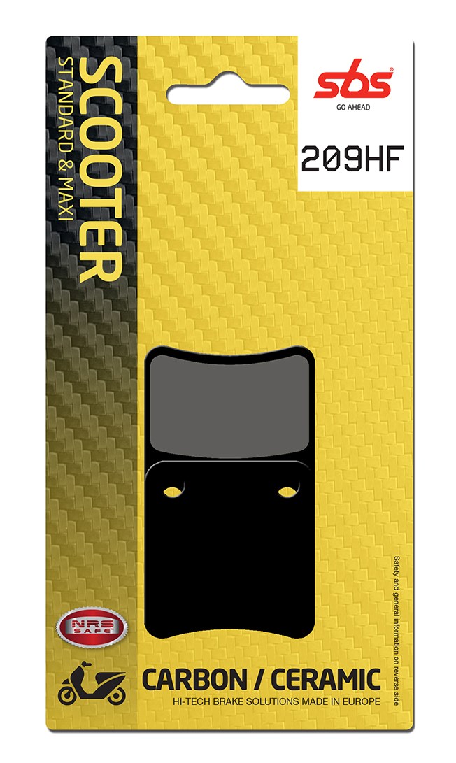 Plaquettes de frein Aprilia SRV / SVR ATC ABS M55103/M55104 Street organique - SBS 209HF