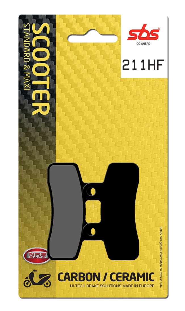 Plaquettes de frein Italjet Pit Jet 125 Street organique - SBS 211HF