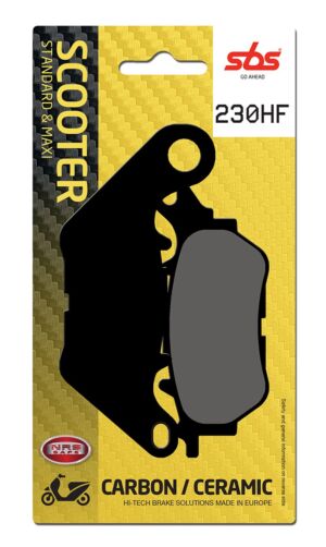 Plaquettes de frein MBK Evolis 300 CZD300A B742 Street organique - SBS 230 HF