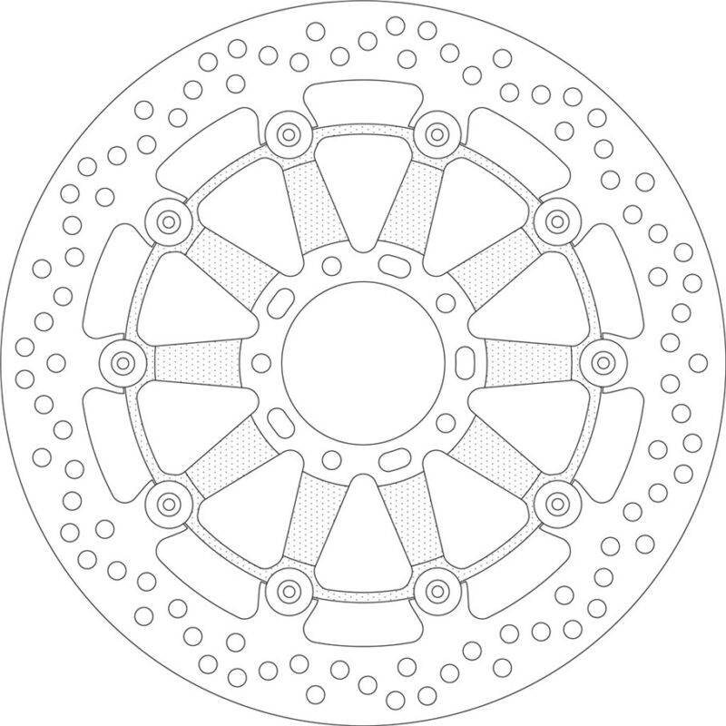 Disque de frein Ducati 1100 Monster S / ABS M502 - SBS 5019