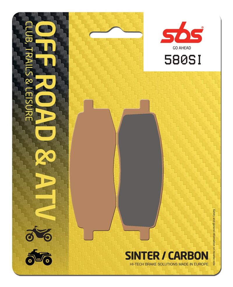 Plaquettes de frein TT250 R 1987-1992 – SBS 580SI