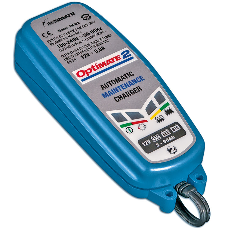 Chargeur batterie 12V moto scooter voiture – Optimate 2 TM 420 0.8A