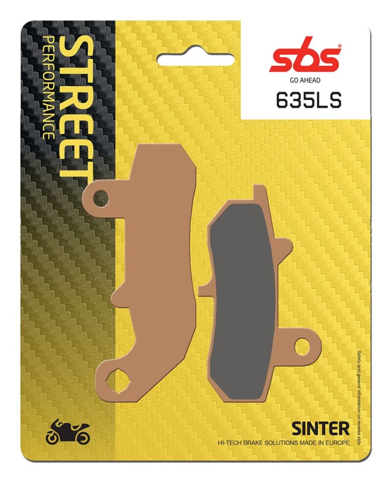 Plaquettes de frein Suzuki DR600 S K SN41AD Street Sinter - Métal fritté arrière - SBS 635 (LS)