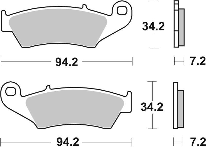 Plaquettes de frein Aprilia MXV450 VTC 2009–2014 – SBS