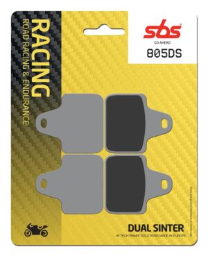 Plaquettes de frein SBS 805 DS racing pour moto piste