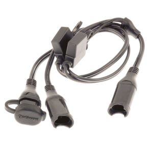 Câble SAE dédoubleur avec fusibles - Optimate TecMate O-5 - Accessoire batterie moto