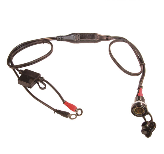 Prise DIN étanche femelle Ø12 mm – Moto universelle – Optimate TecMate O-8