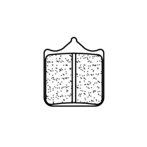 Plaquettes de frein 1207C60 Racing - CL BRAKES