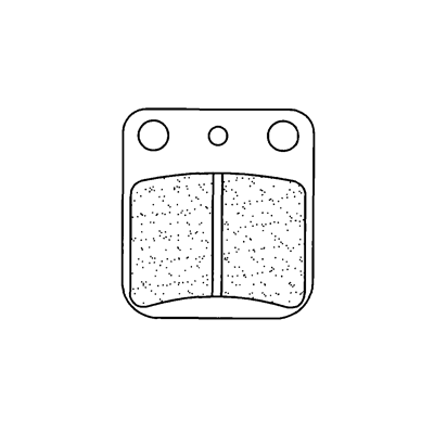 Plaquettes frein arrière Hyosung TE450 07-09 CL BRAKES