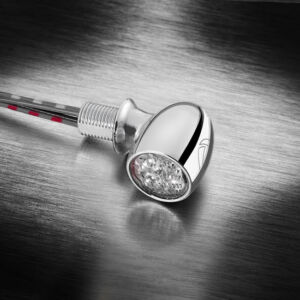 Clignotant feu arrière stop LED 3 en 1 moto universel – Atto DF Chrome – Kellermann