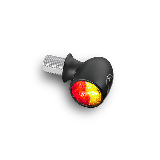 Clignotant LED 3en1 moto – Feu arrière & stop Atto DF – Kellermann Noir