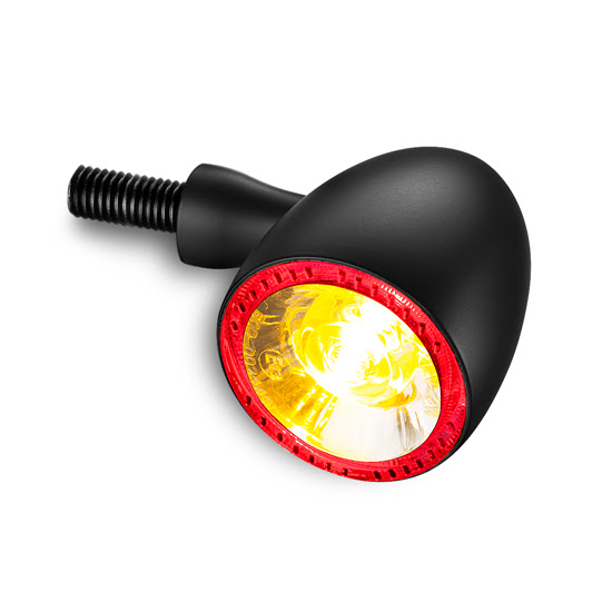 Feu arrière clignotant LED Bullet 1000 DF noir - Universel moto – Kellermann