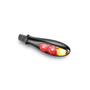 Clignotant LED 3-en-1 moto – Micro S DF – Feu arrière & stop – Kellermann Noir