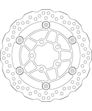Disque de frein Kawasaki 300J - SBS 5175