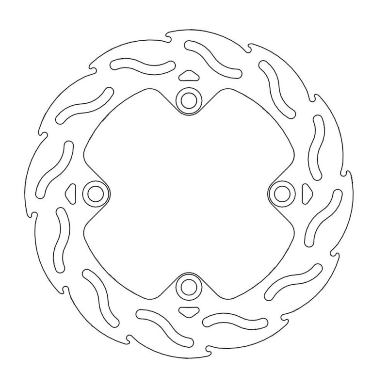 Disque arrière Flame Fixe Honda CRF300L, XR600 - Moto Master