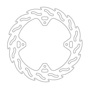 Disque arrière Flame Fixe Honda CR125/250, CRF250/450 - Moto Master