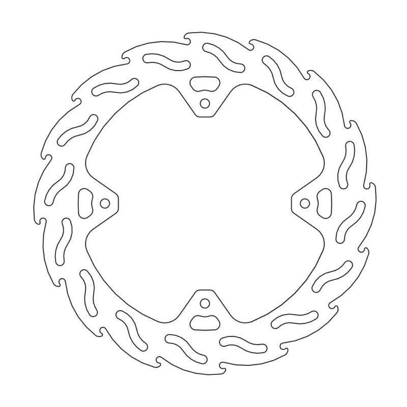 Disque arrière Flame Fixe Honda CR125/250, CRF250/450 - Moto Master