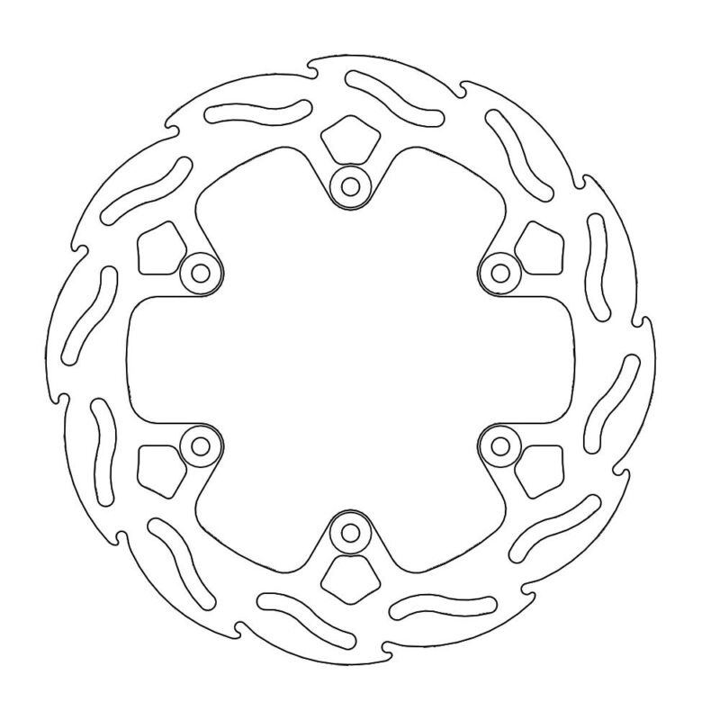 Disque arrière Flame Fixe GAS GAS - Moto Master