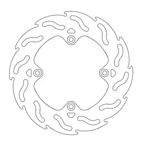 Disque arrière Flame Fixe Kawasaki KX80, Suzuki RM80/85 - Moto Master