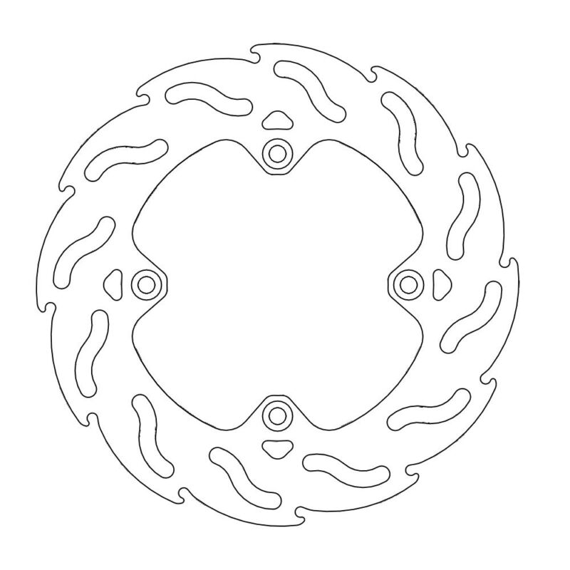 Disque arrière Flame Fixe Kawasaki KX80, Suzuki RM80/85 - Moto Master