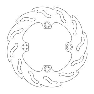 Disque arrière Flame Fixe Kawasaki KX85 - Moto Master