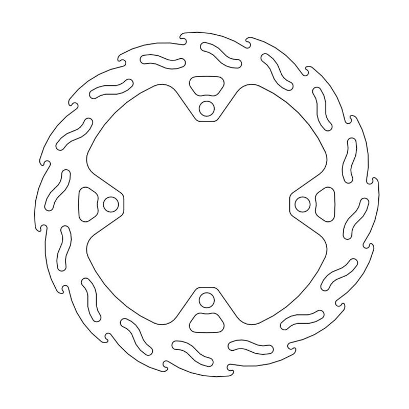 Disque arrière Flame Fixe Kawasaki KX125/250, RMZ - Moto Master